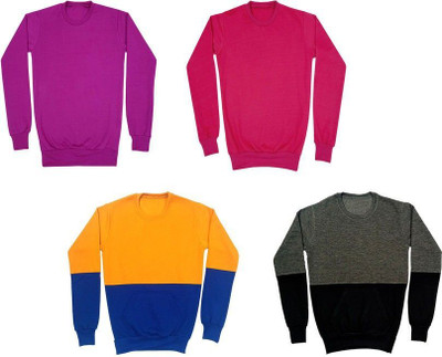 AE Trends Full Sleeve Solid Boys Sweatshirt