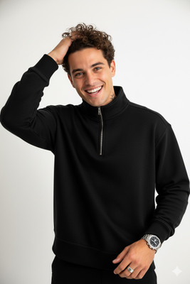 Alvis Trends Full Sleeve Solid Men Sweatshirt