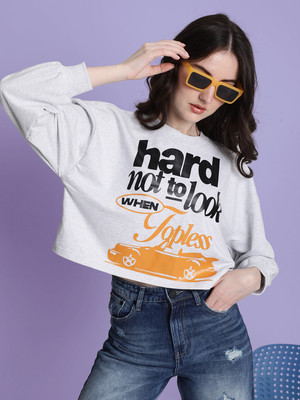 Bene Kleed Full Sleeve Printed Women Sweatshirt