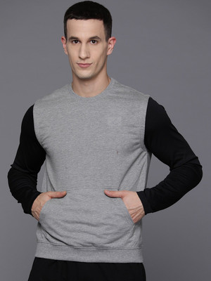 HRX by Hrithik Roshan Sleeveless Solid Men Sweatshirt