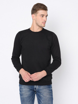 RIGO Full Sleeve Solid Men Sweatshirt