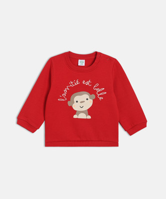 MINI KLUB Full Sleeve Printed Baby Boys Sweatshirt
