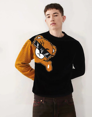 Eddicted Full Sleeve Graphic Print Men Sweatshirt