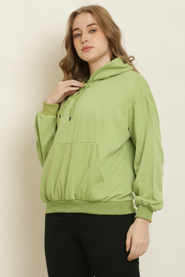 UNIVERSAL ACCESSE Full Sleeve Solid Women Sweatshirt