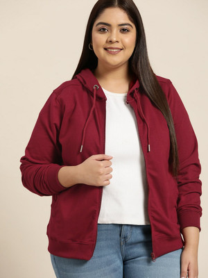 Sztori Full Sleeve Solid Women Sweatshirt