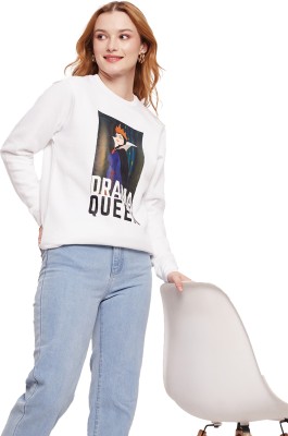 Disney By Wear Your Mind Full Sleeve Graphic Print Women Sweatshirt