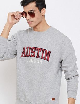 Austin Wood Full Sleeve Printed Men Sweatshirt