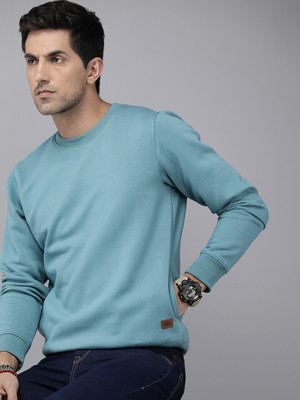 Roadster Full Sleeve Self Design Men Sweatshirt