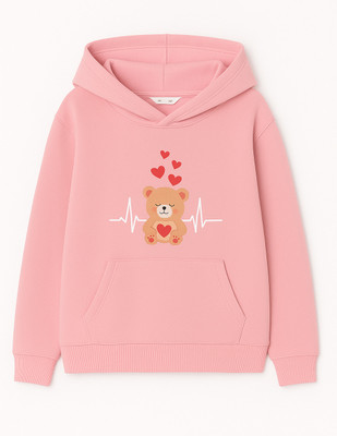 Mukoo Full Sleeve Graphic Print Girls Sweatshirt