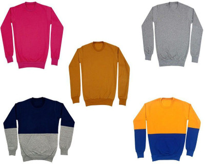 AE Trends Full Sleeve Solid Boys Sweatshirt