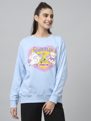 THE DRY STATE Full Sleeve Color Block Women Sweatshirt