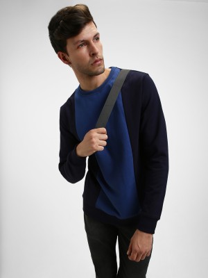 Dennis Lingo Full Sleeve Color Block Men Sweatshirt