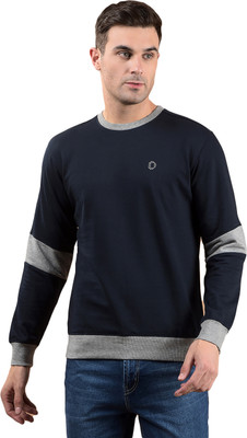 Dollar Full Sleeve Solid Men Sweatshirt