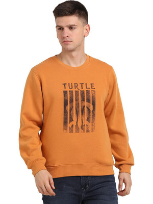 TURTLE Full Sleeve Printed Men Sweatshirt