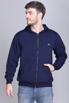 Zeffit Full Sleeve Solid Men Sweatshirt