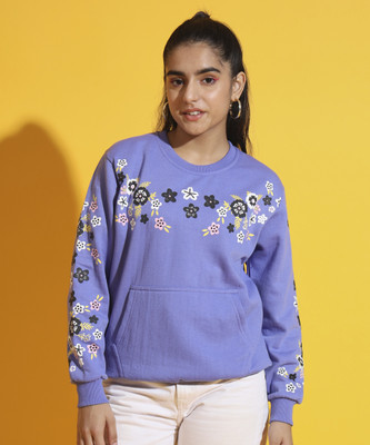 NICK AND JONES Full Sleeve Printed Girls Sweatshirt