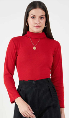 Kalinka dev production Full Sleeve Solid Women Reversible Sweatshirt