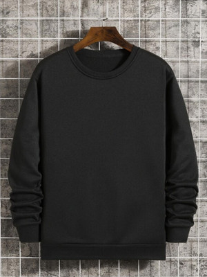 RIGO Full Sleeve Solid Men Sweatshirt