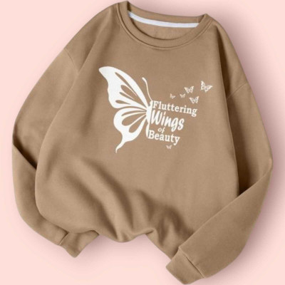 MAJESTIC FASHION Full Sleeve Printed Women Sweatshirt