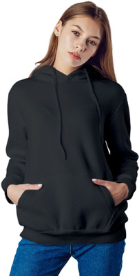 EZYCLOTHING Full Sleeve Solid Women Sweatshirt