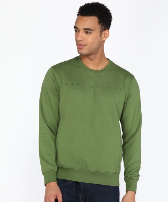 PARK AVENUE Full Sleeve Solid Men Sweatshirt