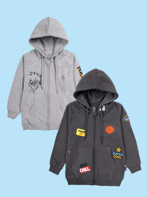 KiddoPanti Full Sleeve Printed Boys Sweatshirt