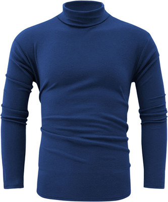 THE BLAZZE Full Sleeve Solid Men Sweatshirt