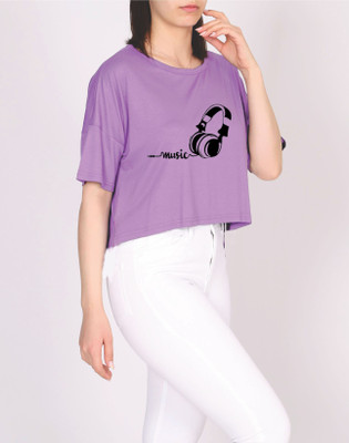 Avsenterprisess Short Sleeve Solid Women Sweatshirt
