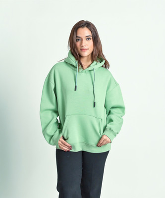 Tdoc Full Sleeve Solid Women Sweatshirt