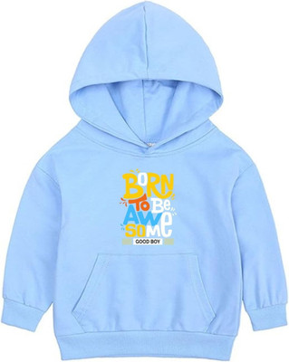 RUNJHUN Full Sleeve Printed Boys Reversible Sweatshirt