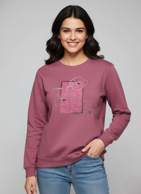 BILBURY Full Sleeve Graphic Print Women Sweatshirt