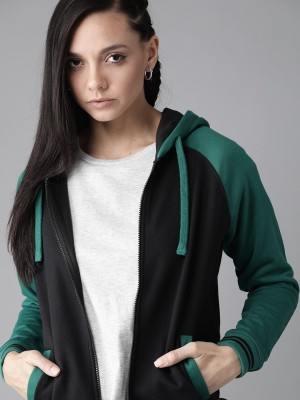 Roadster Full Sleeve Color Block Women Sweatshirt