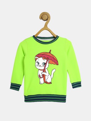 Wyld Sprog Full Sleeve Graphic Print Girls Sweatshirt