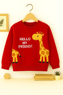 psv fashion Full Sleeve Graphic Print Baby Boys & Baby Girls Sweatshirt