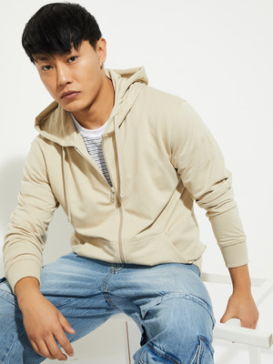 MAX Full Sleeve Solid Men Sweatshirt