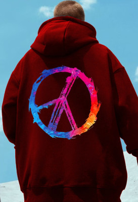 Povaxpo Full Sleeve Graphic Print Men Sweatshirt