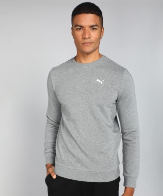 PUMA Full Sleeve Self Design Men Sweatshirt