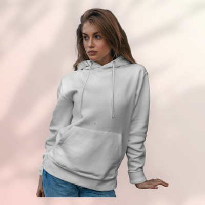 EZCLOTHING Full Sleeve Solid Women Sweatshirt