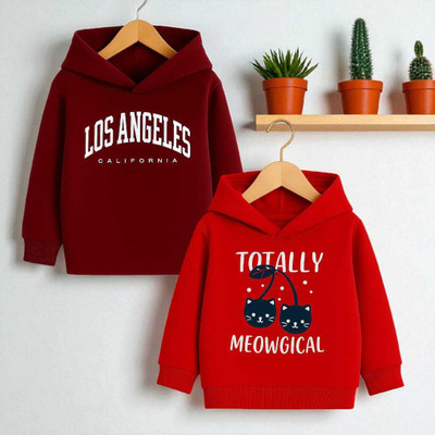 DOODEEKIDS Full Sleeve Graphic Print Boys & Girls Sweatshirt