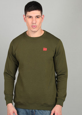 KILLER Full Sleeve Solid Men Sweatshirt