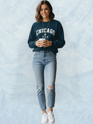 Elite Full Sleeve Printed Women Sweatshirt