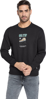 METTLE Full Sleeve Graphic Print Men Sweatshirt
