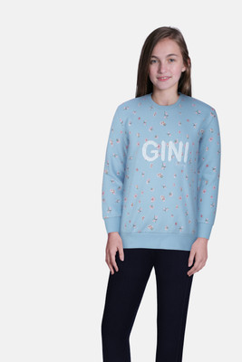 GINI & JONY Full Sleeve Printed Girls Sweatshirt