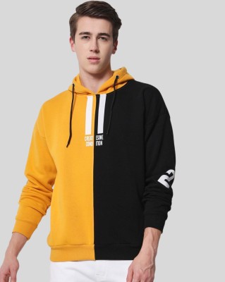 HouseOfCommon Full Sleeve Color Block Men Sweatshirt