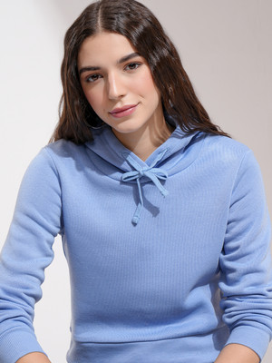 Tokyo Talkies Full Sleeve Solid Women Sweatshirt