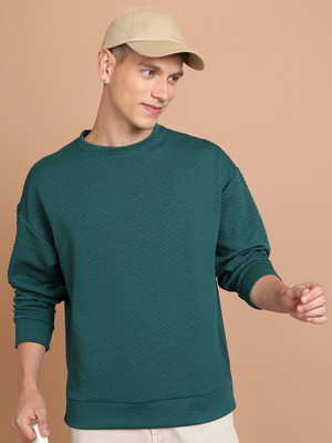 HIGHLANDER Full Sleeve Solid Men Sweatshirt