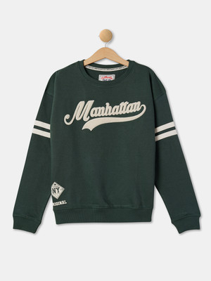 R&B Full Sleeve Embroidered Boys Sweatshirt