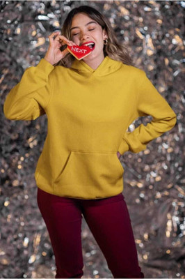 HouseOfCommon Full Sleeve Solid Women Sweatshirt