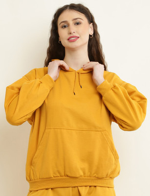 elegance redefined Full Sleeve Solid Women Sweatshirt