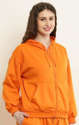 universal traderss Full Sleeve Solid Women Sweatshirt